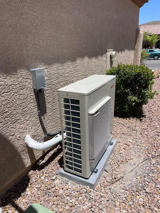 Residential air conditioning condenser unit in Greenville